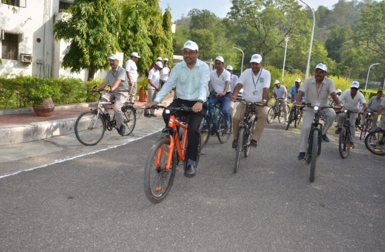 विश्व पर्यावरण दिवस पर बीएचईएल में साईकिल रैली का हुआ आयोजन…