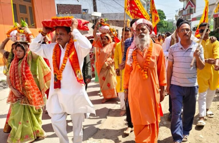 शोभायात्रा के साथ शुरू हुआ, श्री बालाजी धाम सिद्धबलि हनुमान-नर्मदेश्वर महादेव मंदिर में हनुमान जन्मोत्सव का शुभारंभ…
