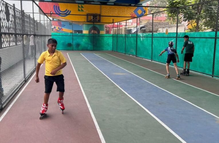 शंकराचार्य चौक फ्लाईओवर के नीचे निर्मित स्पोर्ट्स जोन में डीपीएस रानीपुर ने छात्र-छात्राओं के लिए कराया खेलों का आयोजन…