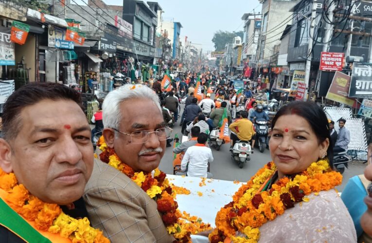 धुआंधार जनसभा और जनसंपर्क कर रहीं किरण जैसल को मिल रहा जनता का भरपूर आशीर्वाद…