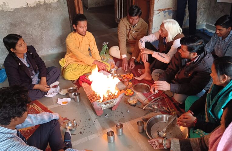 अंतरिक्ष यात्री सुनीता विलियम और उनके दो साथियों की सकुशल वापसी के लिए कनखल में किया गया हवन