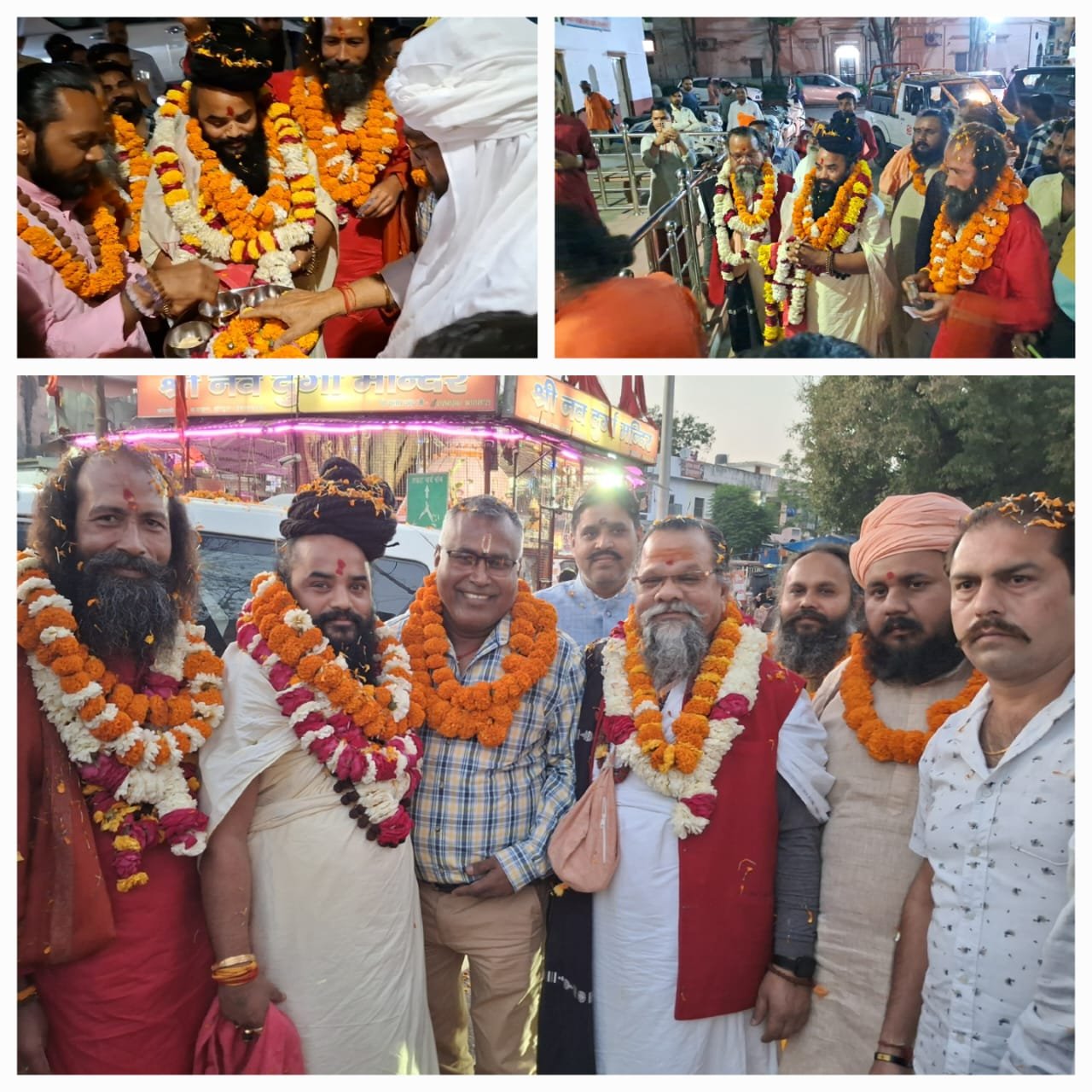 हरिद्वार पहुंचे श्रीमहंत रामनौमी दास जी महाराज का हुआ भव्य स्वागत,फूल मालाओं, ढोल नगाड़े और आतिशबाजी के साथ निकली कनखल मे शोभायात्रा, देखें वीडियो