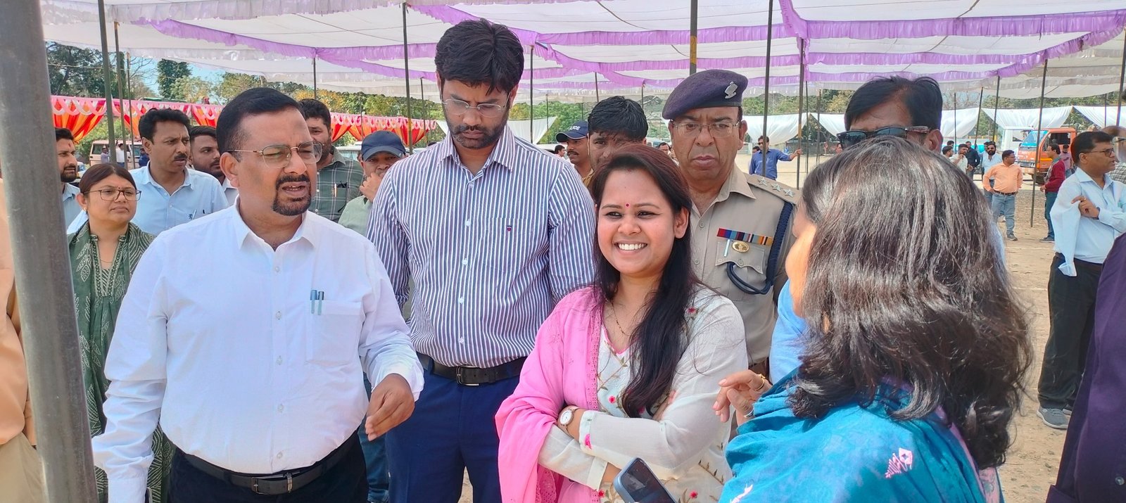 ऋषिकुल मैदान पर ‘‘जन सेवा थीम‘‘ की तैयारियों का जायजा…