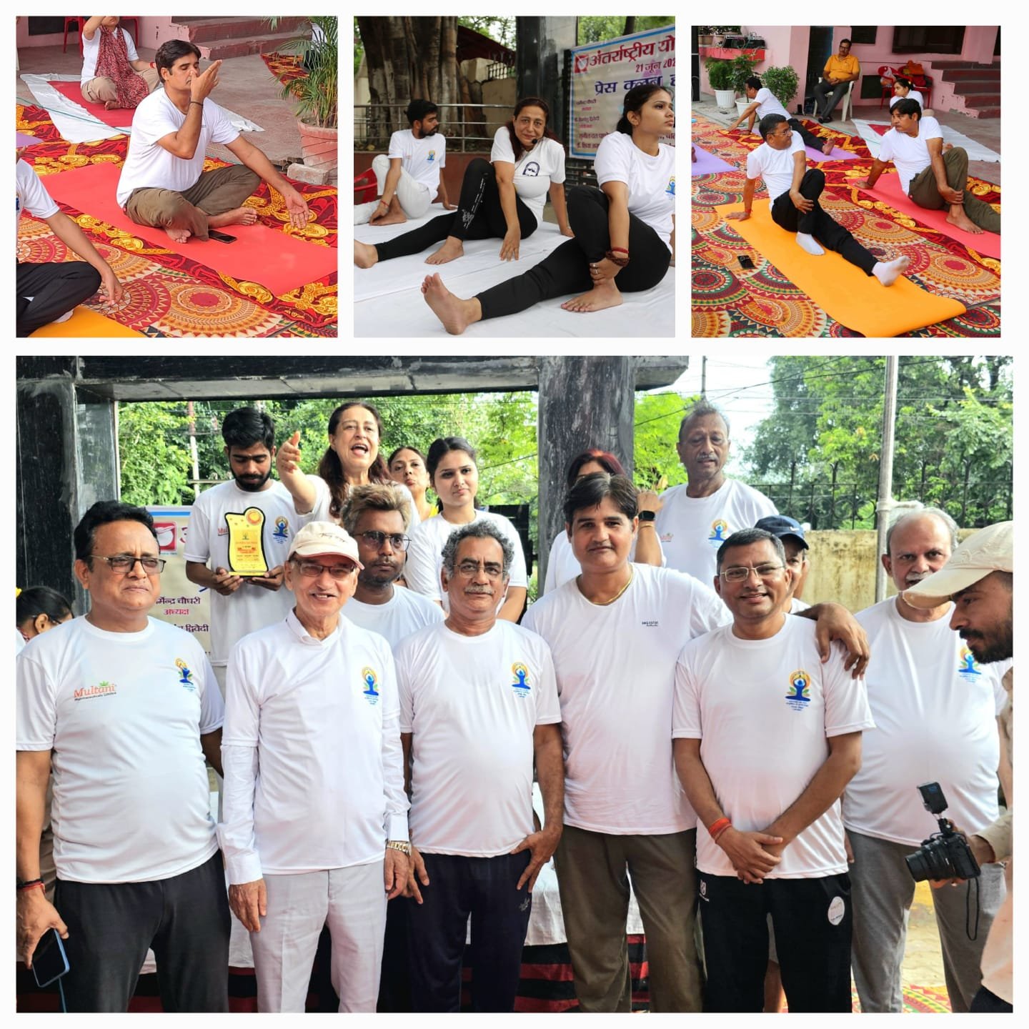 प्रेस क्लब हरिद्वार में मनाया गया अंतर्राष्ट्रीय योग दिवस, वरिष्ठों के साथ सभी पत्रकारों ने किया योग अभ्यास, देखें,क्लब परिसर की सुंदर वीडियो