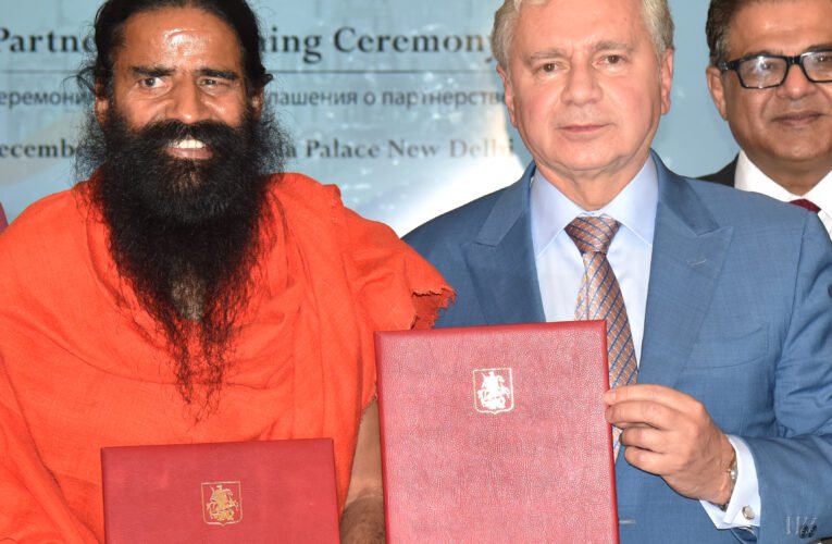 पतंजलि योगपीठ और रूस सरकार के मध्य ऐतिहासिक एमओयू पर हस्ताक्षर…